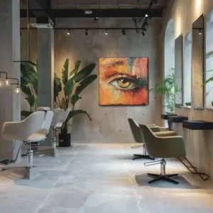Painting hair salon